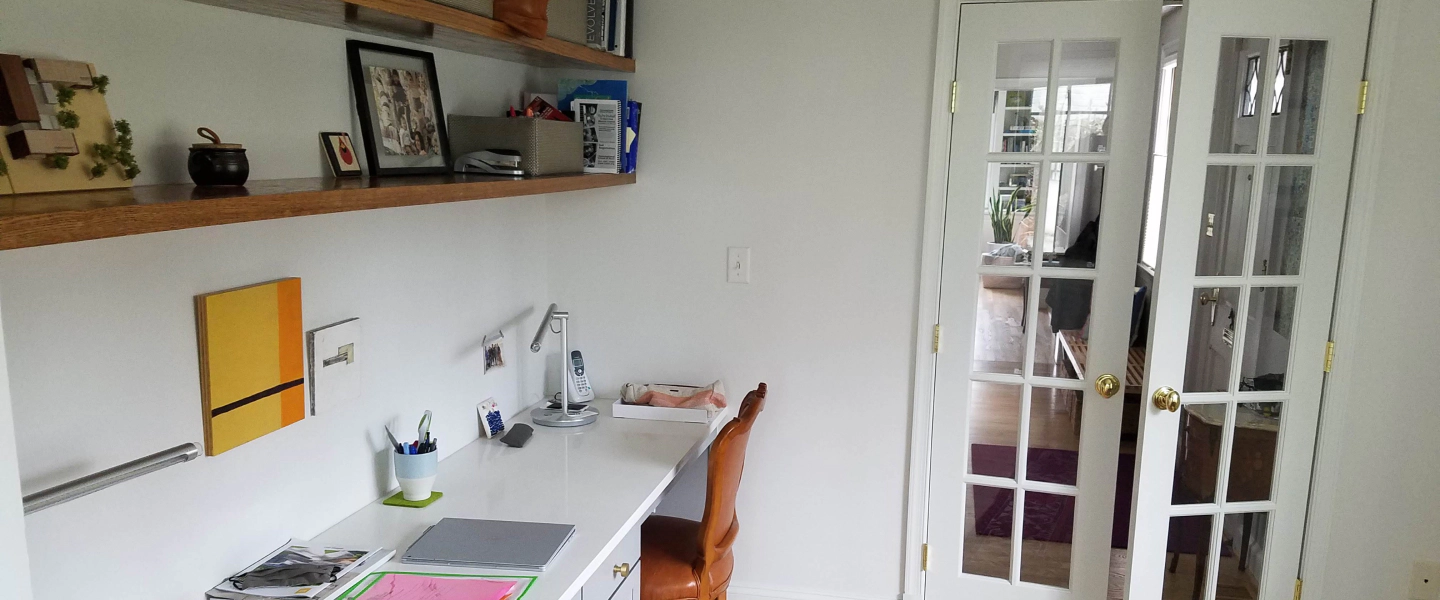 simple workspace area remodel bethesda md